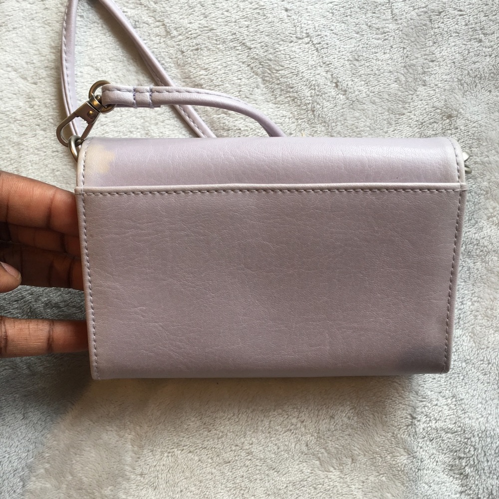Matt& nat vegan purple cross body mini purse. - Picture 5 of 9